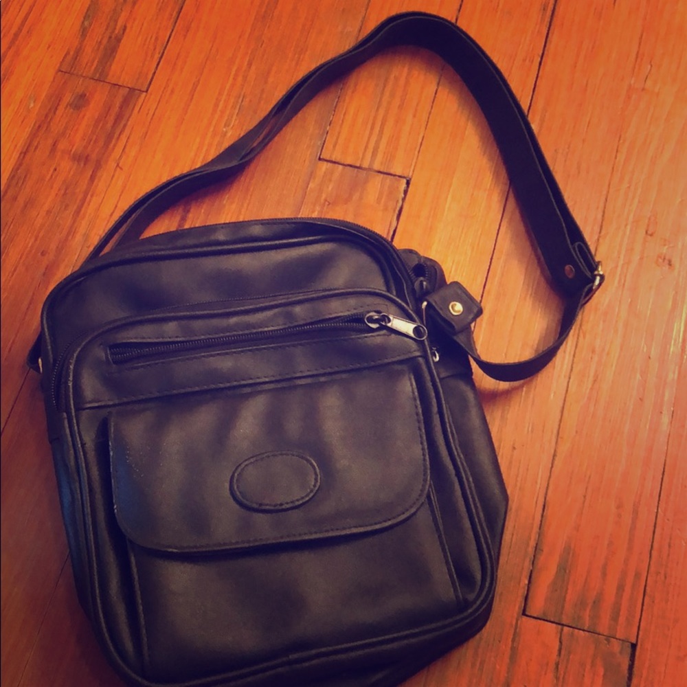 Vintage black satchel